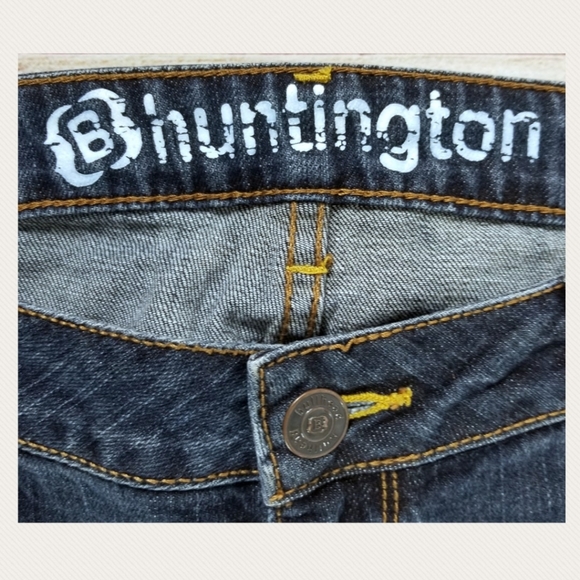 Sz 11 Bullhead Denim Dark Wash Flared Leg Jeans - Picture 4 of 9